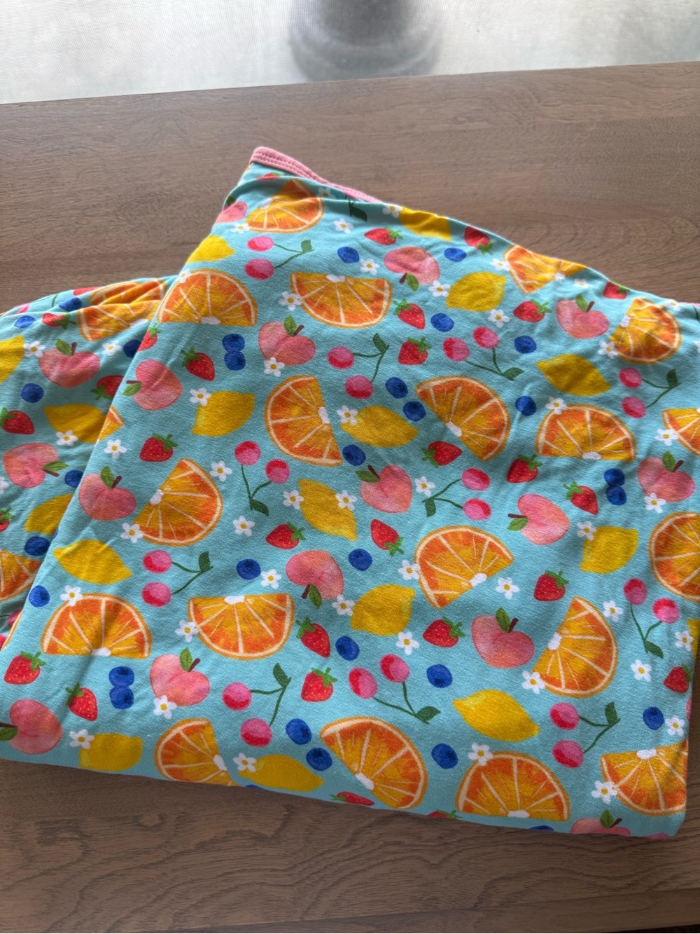 Bamboo Bliss Double Layer Fruit Bamboo Blanket